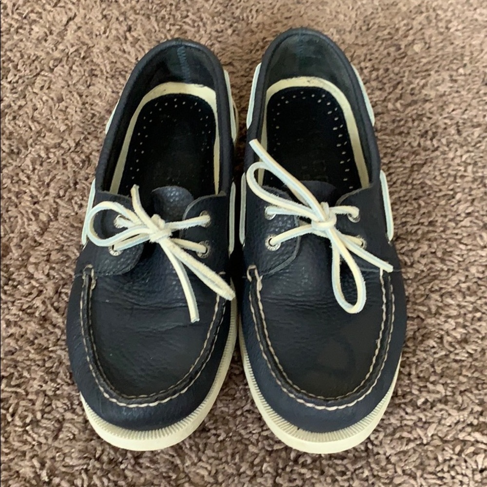 Sperry Top-Sider Boat Shoes Navy/White size 9